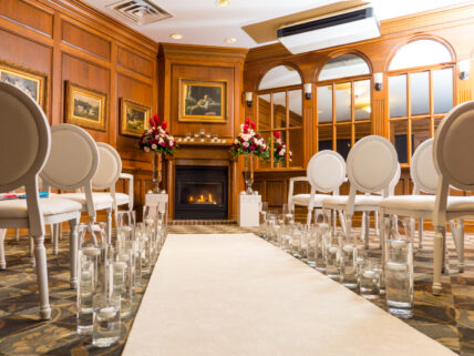 The Secord Room at Pillar and Post, a micro wedding venue in Ontario