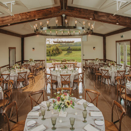 The Barn at Cave Spring Vineyard, a winery wedding venue in the Niagara Region