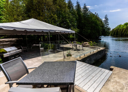 Patio terrace at Millcroft Inn & Spa in Niagara-on-the-Lake.