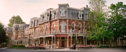 The outside exterior of the Prince of Wales hotel in Niagara-on-the-Lake.