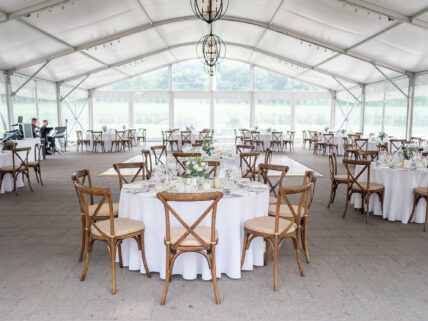 A wedding styled by a wedding planner in Niagara on the Lake