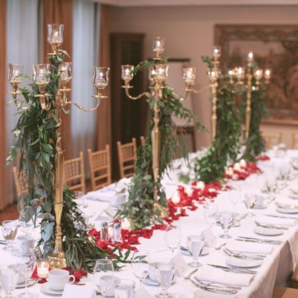 Wedding Reception in Hampton Court at Prince of Wales Hotel