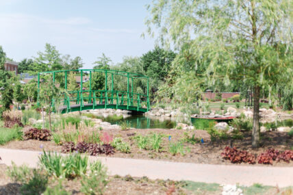 Explore The Gardens at Pillar and Post during a family getaway in Niagara on the Lake