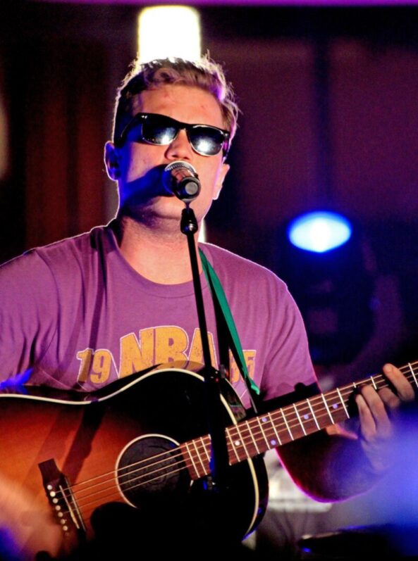Ashley Buchholz of USS performing for The Jackson-Triggs Summer Concert Series