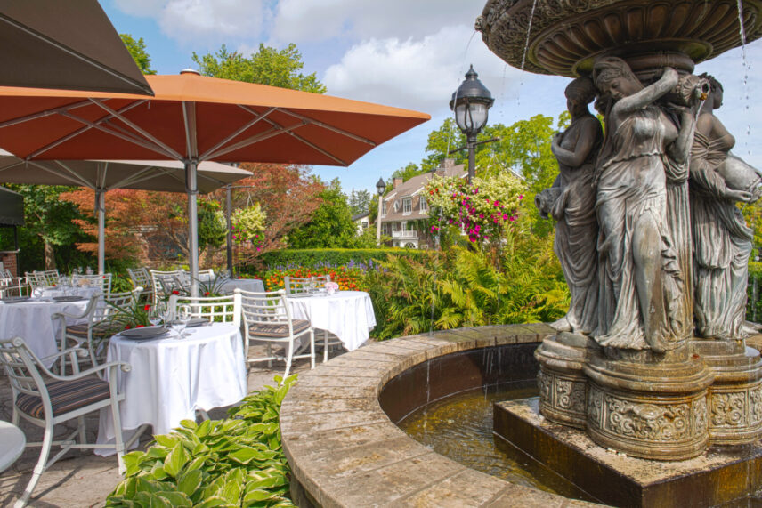 Tiara Restaurant patio in Niagara-on-the-Lake.
