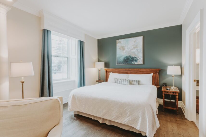 Premium Guest Suite with a king bed at Inn On The Twenty in Jordan Village