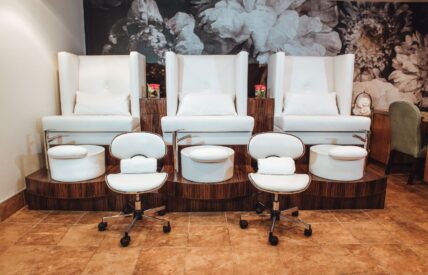 Pedicure room at Secret Garden Spa at Prince of Wales in Niagara on the Lake