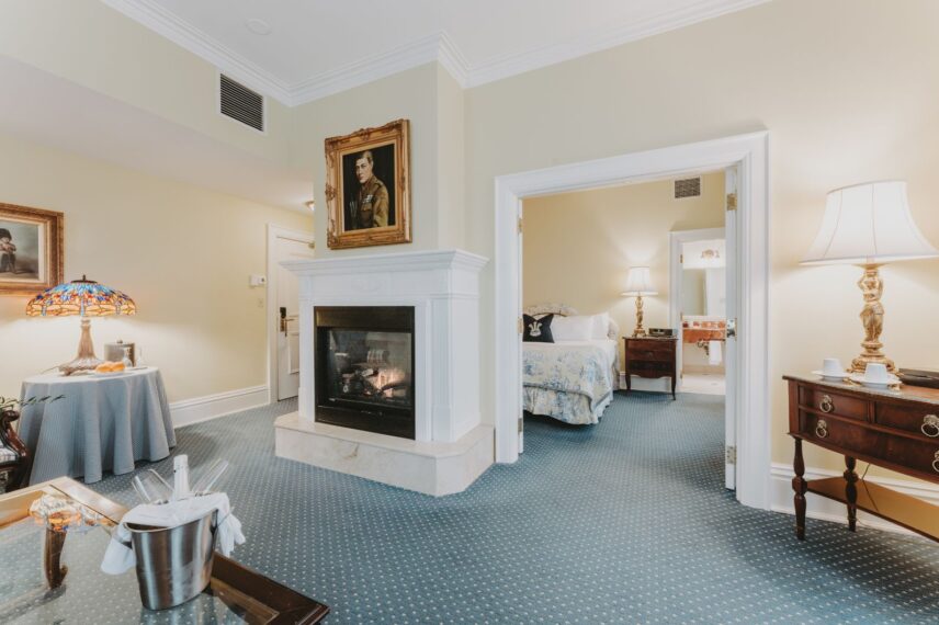 A Suite Guestroom at the Prince of Wales Hotel