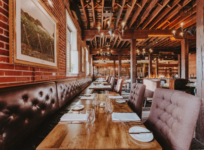 Dining room at Cannery Restaurant at Pillar and Post