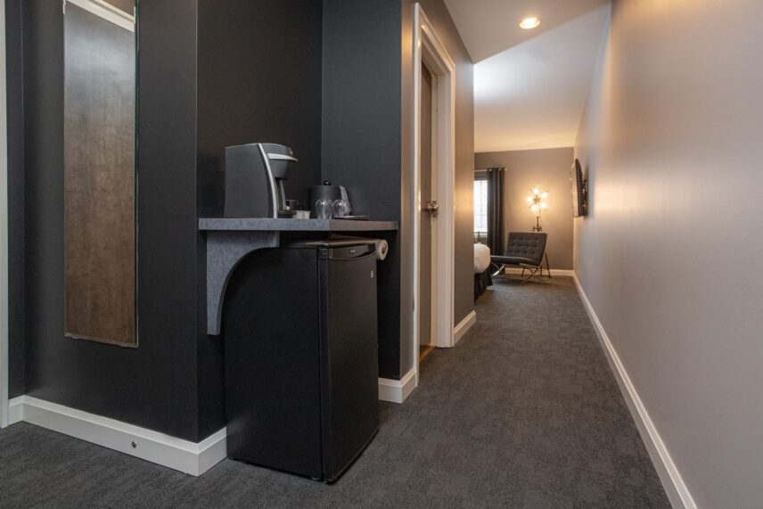 A suite in the Jordan House hotel in Niagara-on-the-Lake, Ontario.