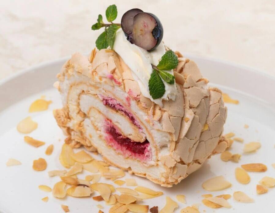 Lemon Meringue Roulade - Vintage Hotels