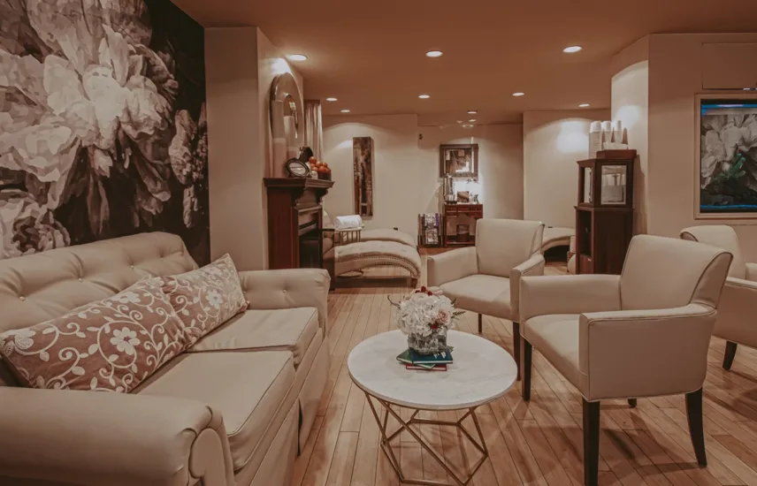 Enjoying a fall spa treatment at the Secret Garden Spa, Prince of Wales Hotel