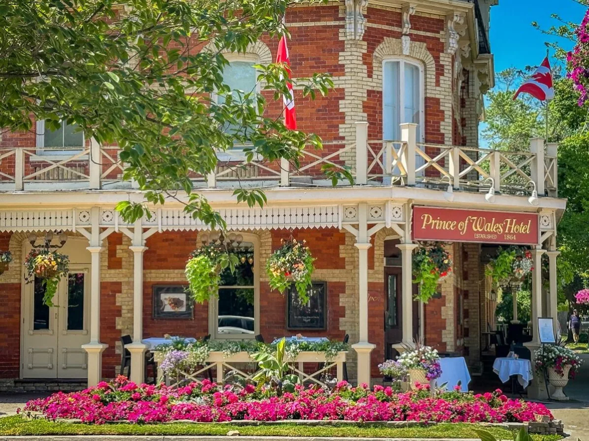 The Churchill Lounge patio in Niagara-on-the-Lake.