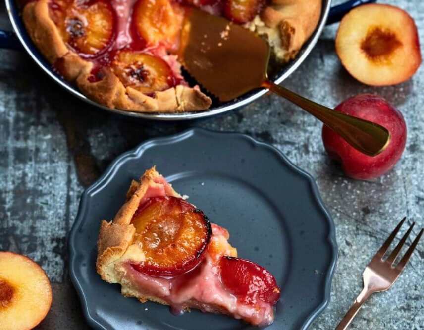 peach upside down cake recipe