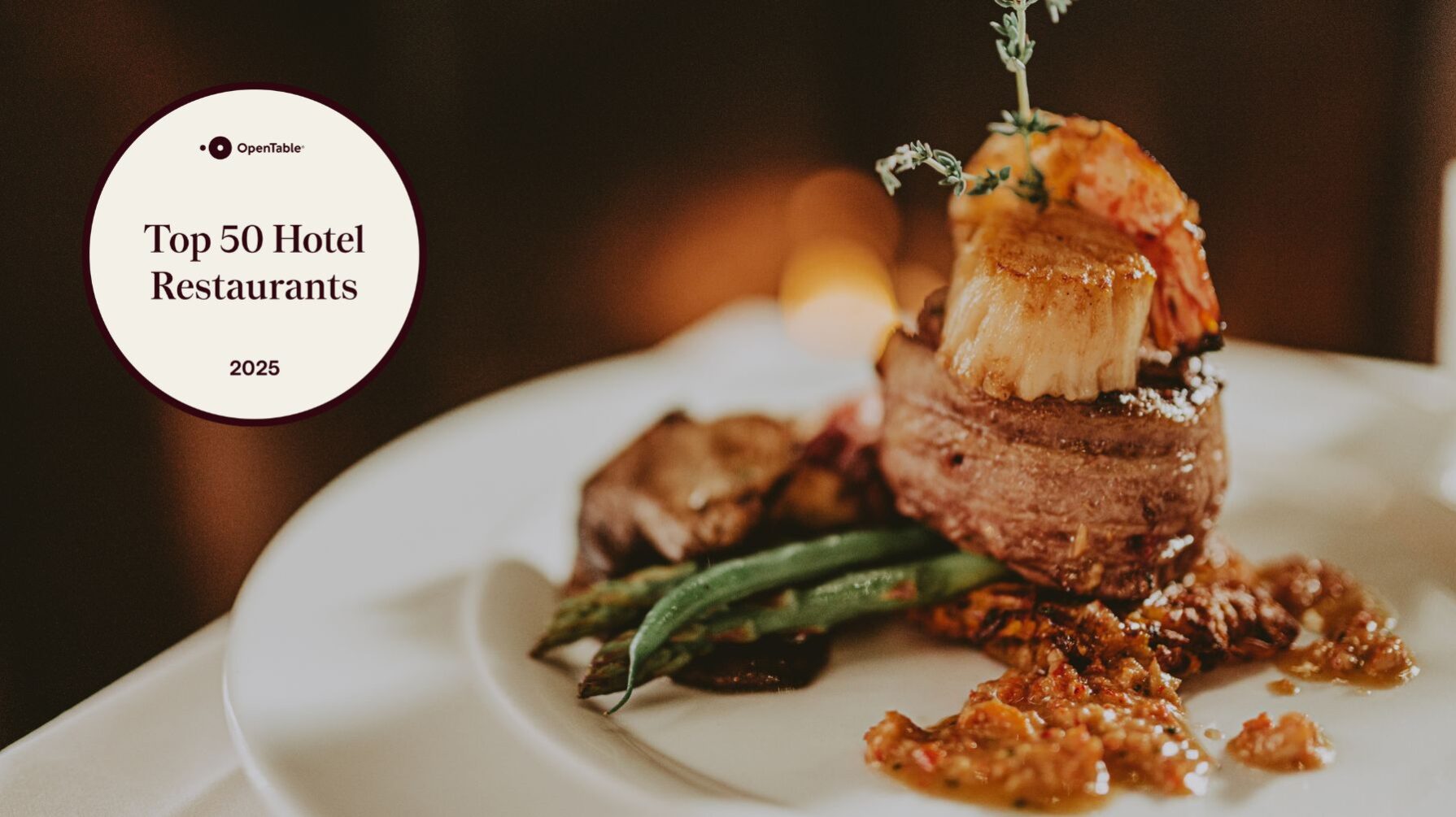 Five Vintage Hotels' Restaurants Named to OpenTable's Top 50 Hotel