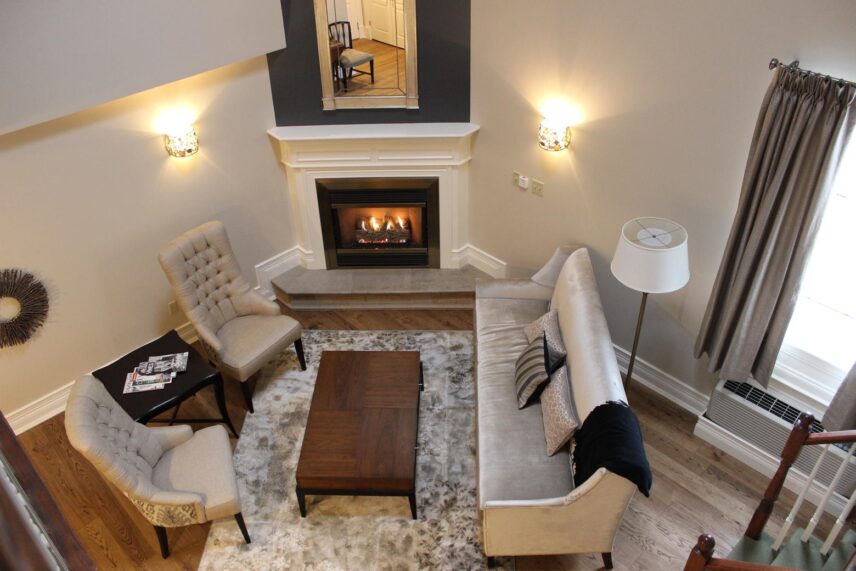 Vintner’s Loft Suite at Inn On The Twenty in Jordan Village.