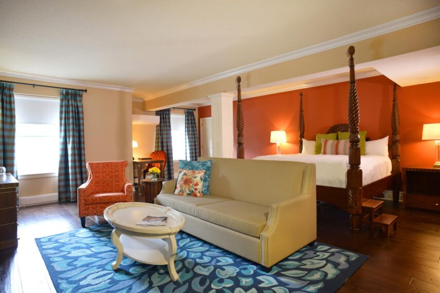 The Royal Suite at Queen’s Landing in Niagara-on-the-Lake.