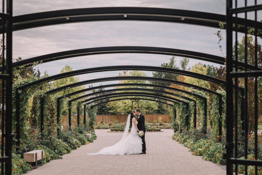 Indoor versus outdoor wedding venues.