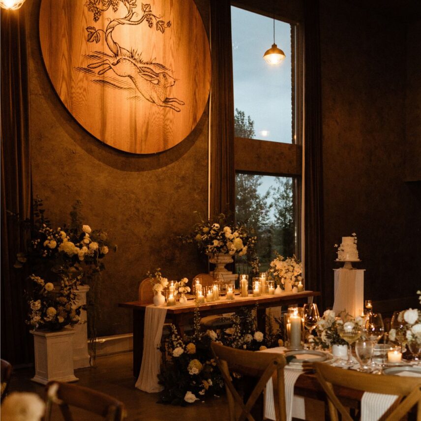 Stunning winter wedding venue in Niagara wine country