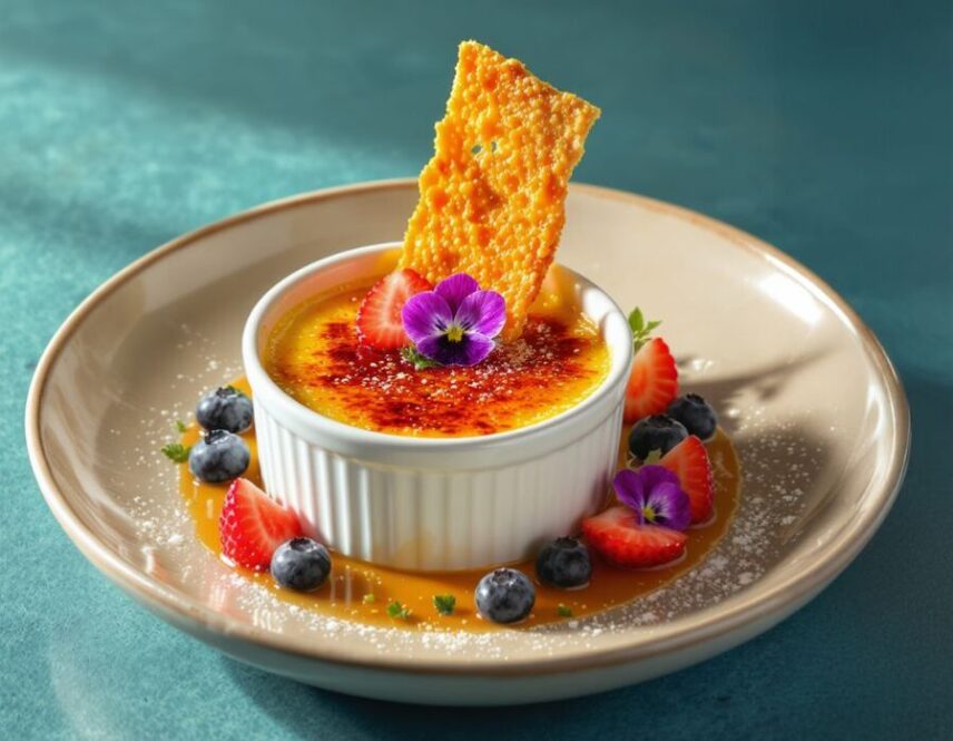 Vintage Hotels' Dark Chocolate & Baileys Crème Brûlée recipe