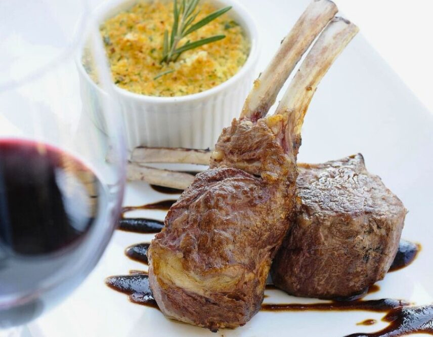 Braised Lamb Shanks with Olives and Pancetta