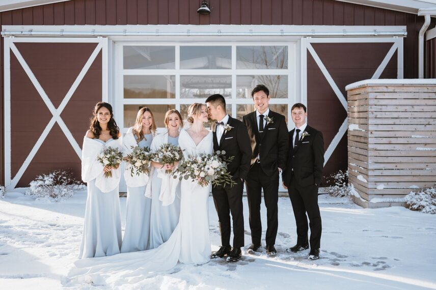 Winter Barn Wedding at Cave Spring Vineyards in Niagara