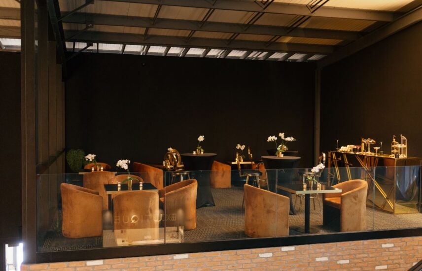 The Luxe Lounge at Amo Estate Winery a flex wedding venue space