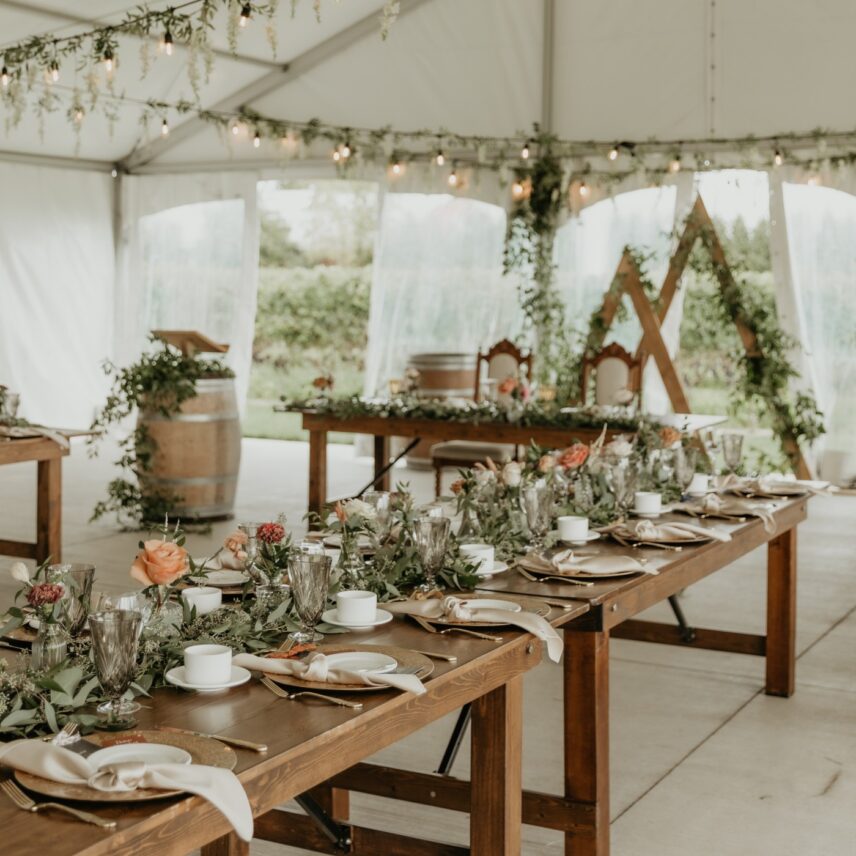 Luxurious and rustic-themed wedding at Bella Terra Vineyard