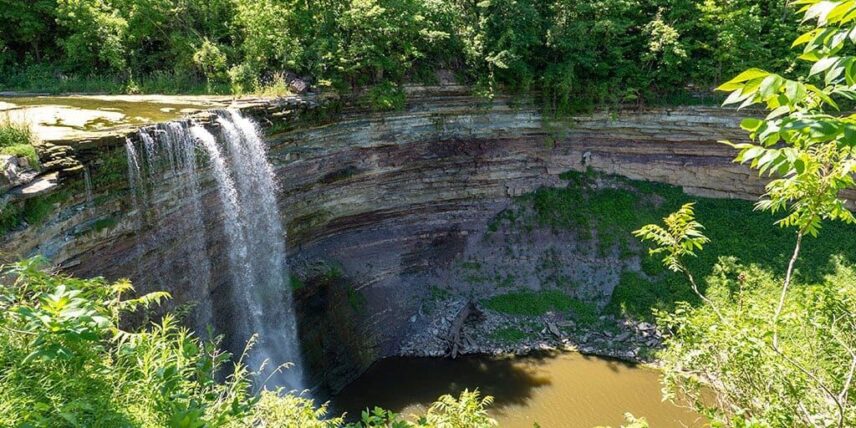 Twenty Mile Creek near Ball’s Falls Conservation Area in Jordan, Ontario