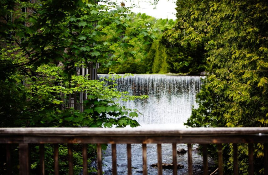Scenic trail at Millcroft Inn & Spa in Caledon, Ontario