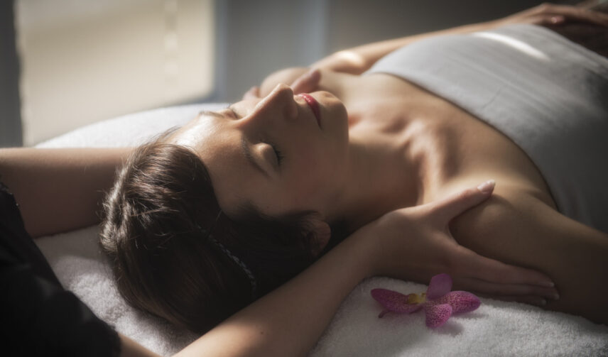 Massage therapy treatment at Millcroft Spa in Caledon, Ontario
