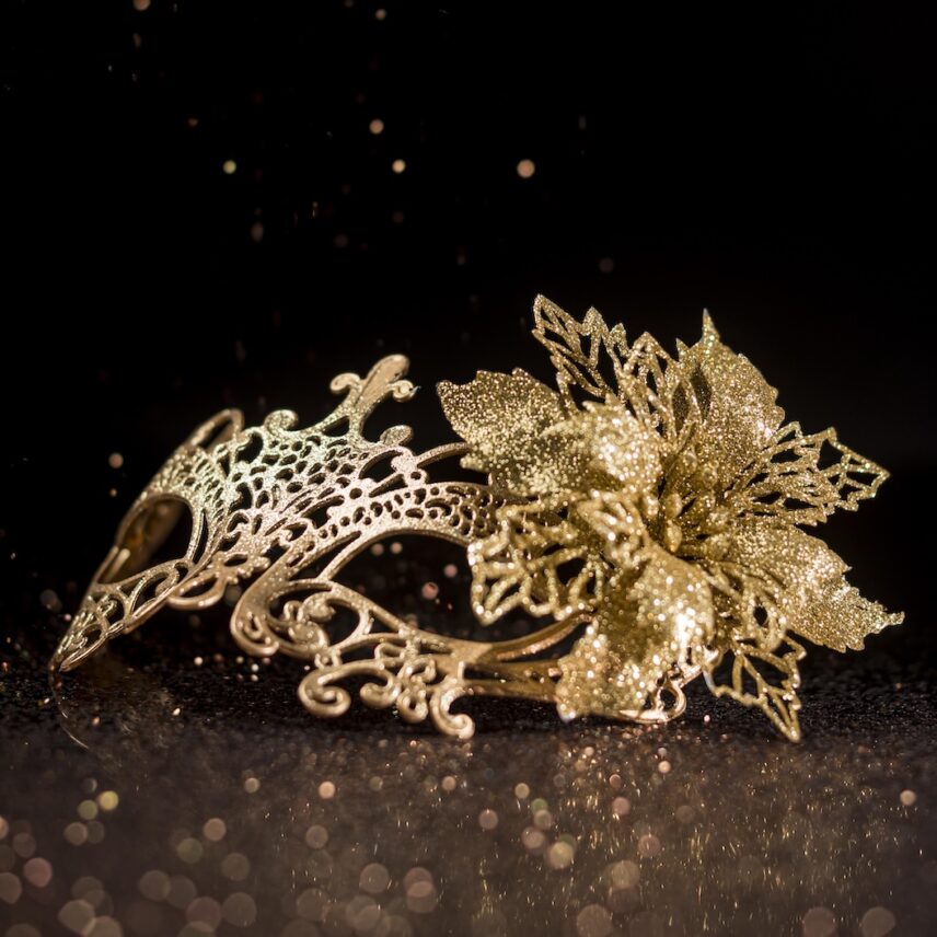 Gold Mask for Queen's Landing's Halloween Masquerade Ball