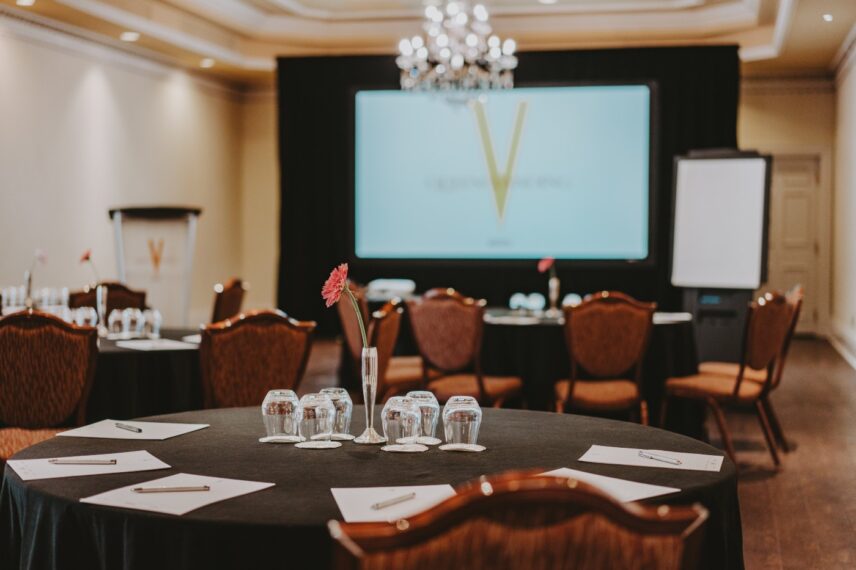 Team collaboration in Queen’s Landing Imperial Ballroom, Niagara-on-the-Lake