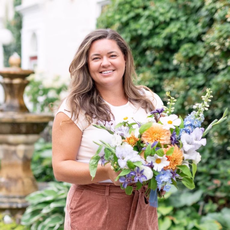 Myrica de Haan, a florist at Niagara-on-the-Lake In Bloom