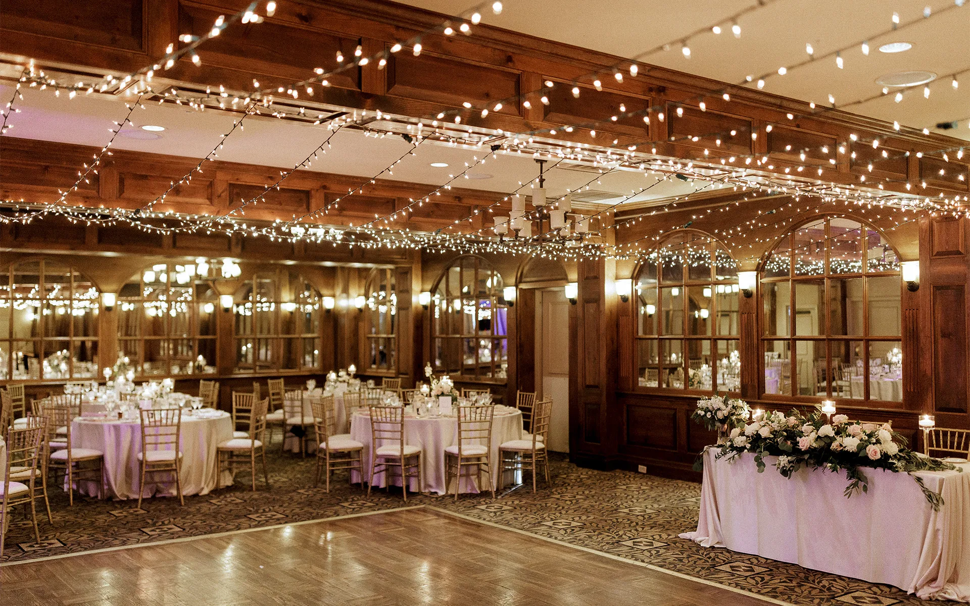 Upper Canada Hall wedding reception at Pillar and Post