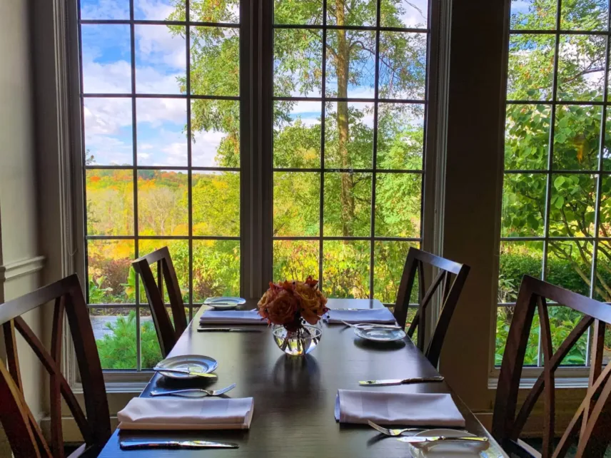 Romantic Fall Dinning at the Inn On The Twenty Restaurant in Jordan Village.
