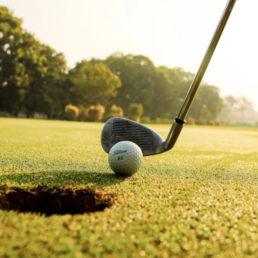 Golfing in Twenty Valley in the Summer.