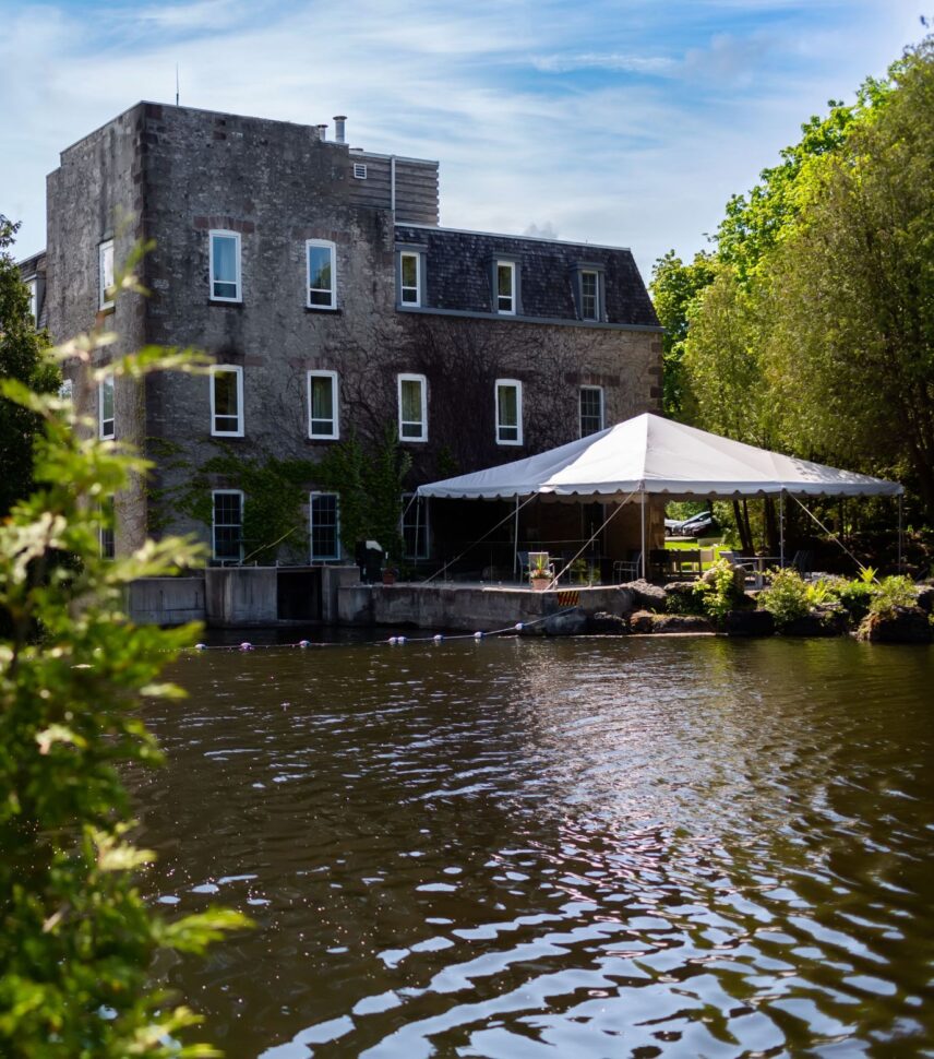 Exterior of the Millcroft Inn & Spa near Caledon, Ontario on Canada Day