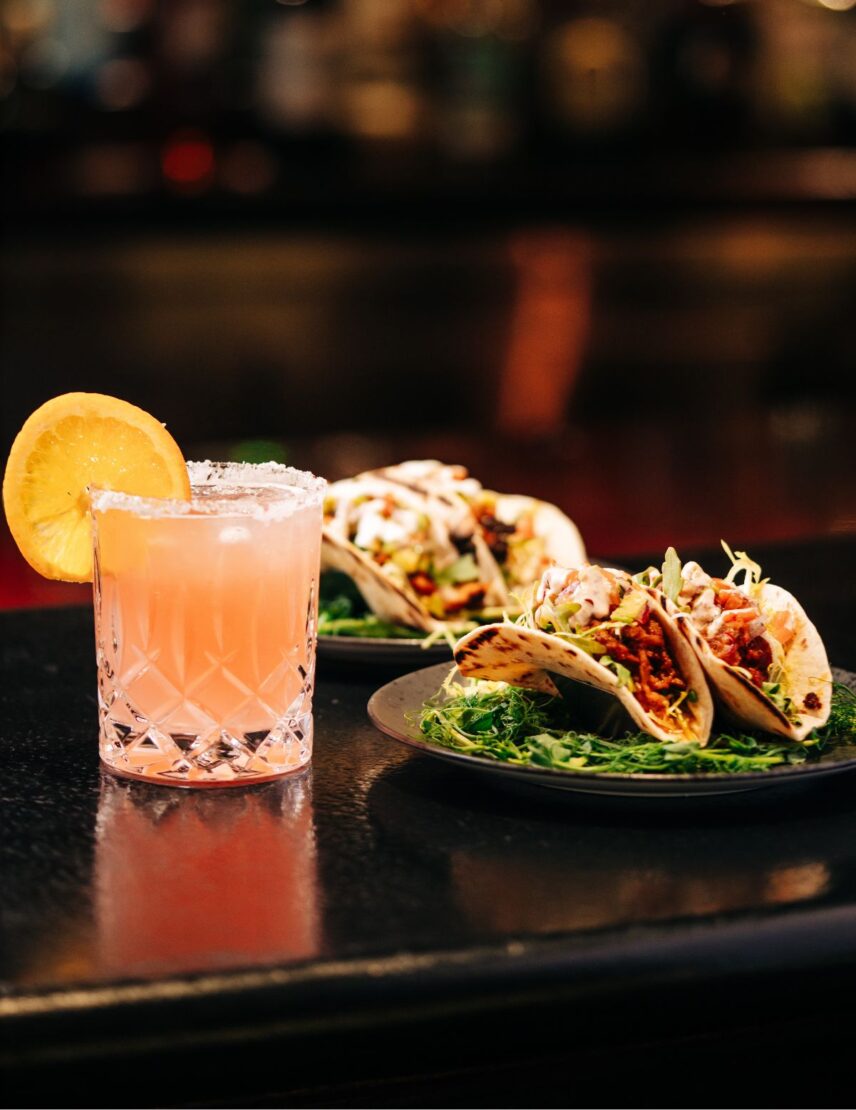 Taco Tuesdays on the waterside patio at Headwaters Restaurant and Lounge