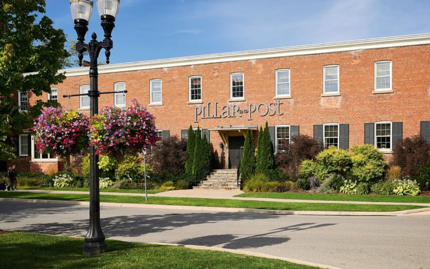 Historic Pillar and Post resort in Niagara-on-the-Lake wine country.