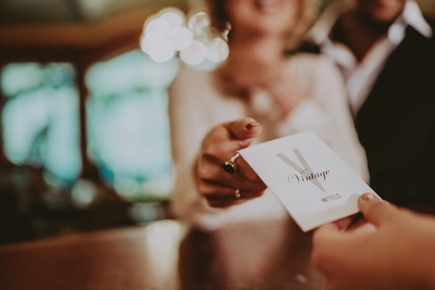 Vintage Hotels guest room key card for a Niagara-on-the-Lake wine country getaway
