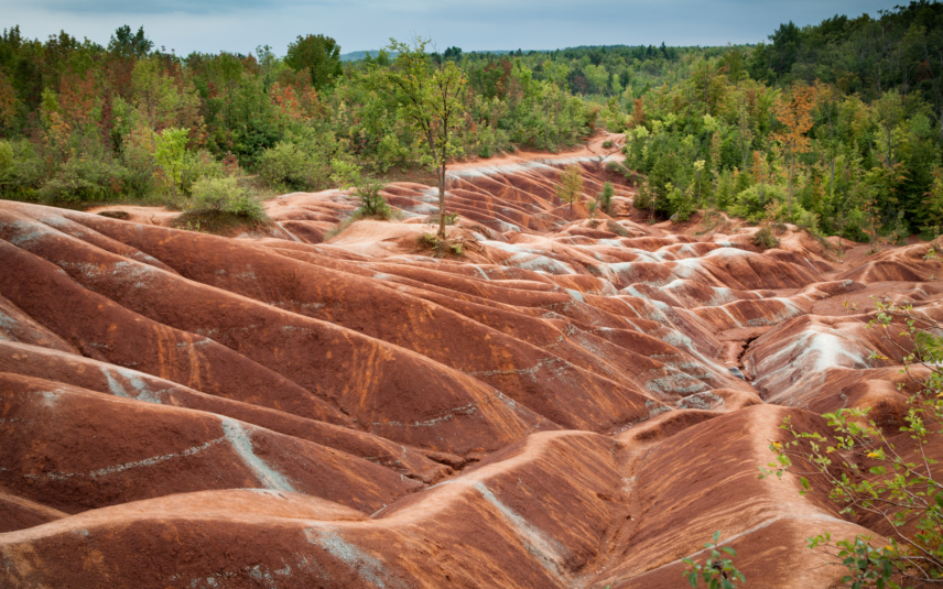 Best Hiking Cheltenham Badlands Trail in Caledon, Ontario