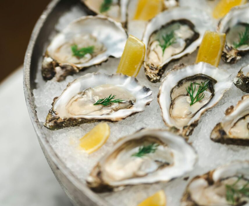 Oyster Bar at Bacchus Lounge in Niagara-on-the-Lake.