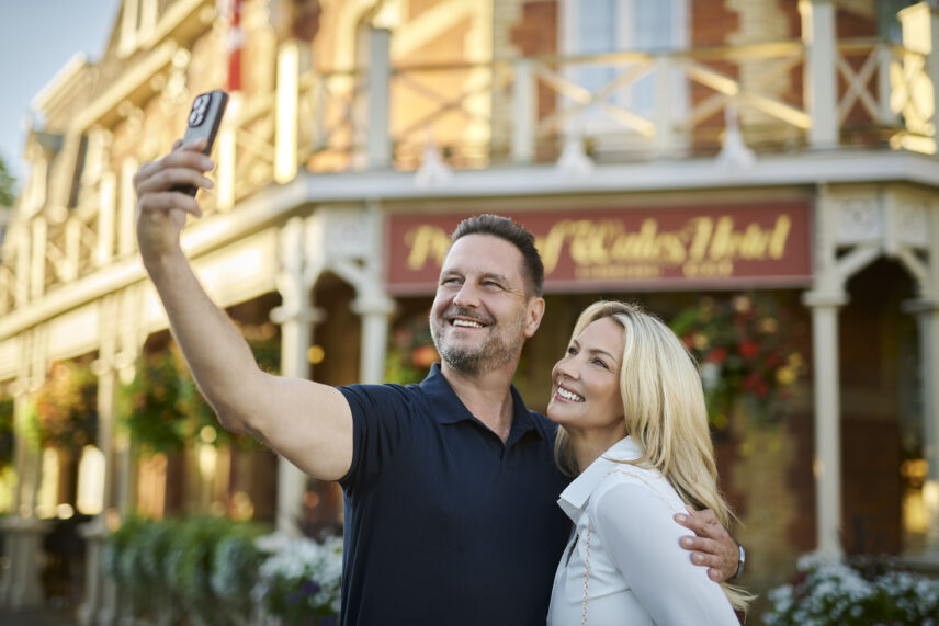 US visitors enjoying a weekend getaway in Niagara-on-the-Lake, Ontario