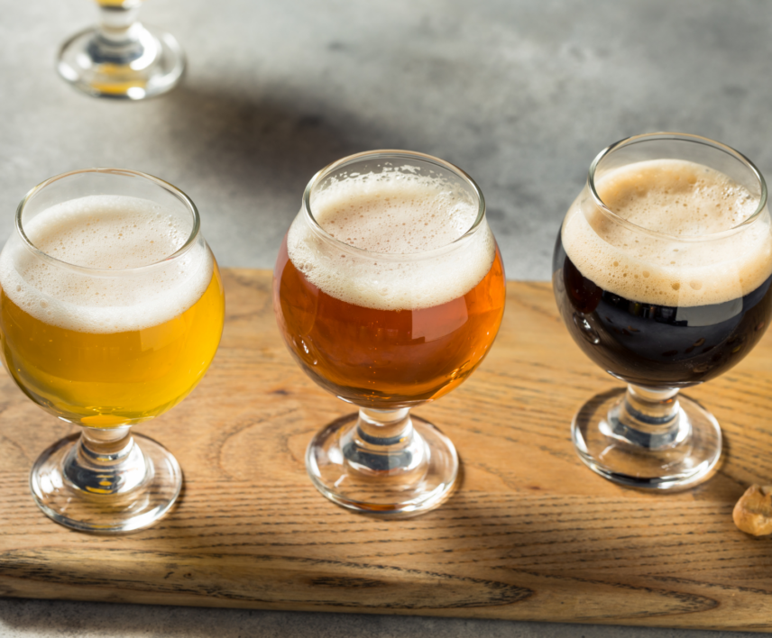 Brewery beer flight tasting experience in Niagara-on-the-L:ake
