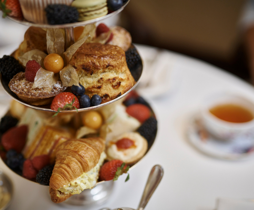 Traditional Afternoon Tea in The Drawing Room at Prince of Wales hotel in Niagara-on-the-Lake