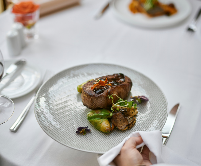 Fall dining at Noble Restaurant in the Prince of Wales hotel, Niagara-on-the-Lake
