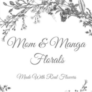 Mom & Manga Florals logo