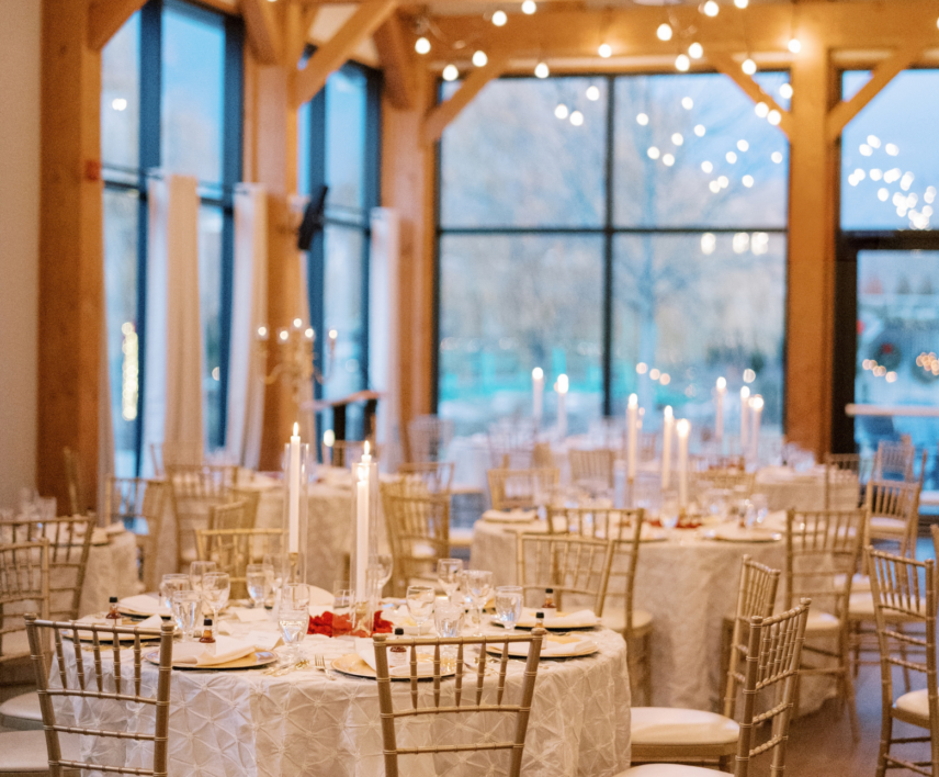 Holiday party in The Barn at Pillar and Post hotel in Niagara-on-the-Lake